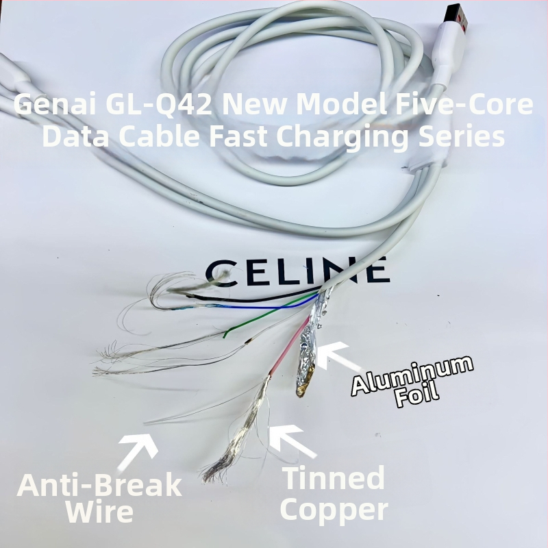 Gona 200W USB-C/Lightning dátový kábel pre zariadenia Apple a Android s rýchlym nabíjaním, TPE materiál