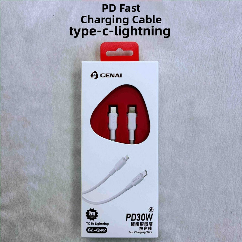 Gona 200W USB-C/Lightning καλώδιο δεδομένων για συσκευές Apple και Android, με γρήγορη φόρτιση, κατασκευασμένο από TPE