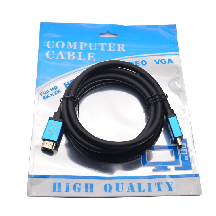 HD-DTV interface kábel pre PC, 4K2K pri 60 Hz, meď bez oxidu, zlaté konektory, šasi z hliníkovej zliatiny, 19+1 jadier