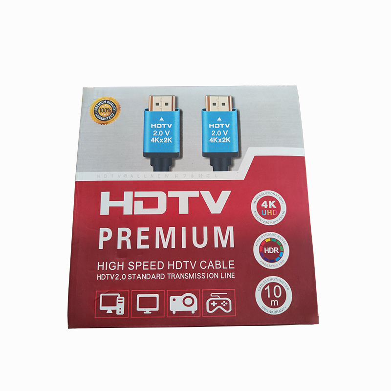 HD-DTV interface kábel pre PC, 4K2K pri 60 Hz, meď bez oxidu, zlaté konektory, šasi z hliníkovej zliatiny, 19+1 jadier