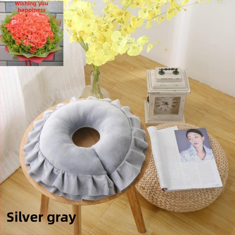 Perna în formă de U din latex pentru adulți, utilizare de o singură persoană, umplere 70% latex, susținere cervicală pentru dormit pe o parte