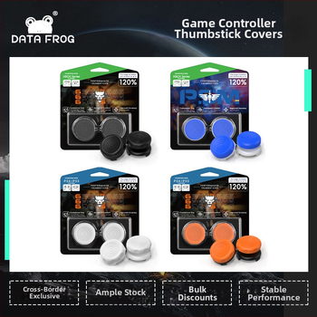 Capete de ridicare joystick PS4/PS5 – Silicona/ABS, Antiderapant, 15 mm și 10 mm, set de 2, 15 g