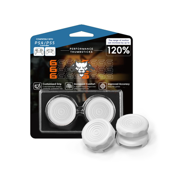 Capete de ridicare joystick PS4/PS5 – Silicona/ABS, Antiderapant, 15 mm și 10 mm, set de 2, 15 g