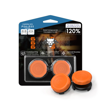 Capete de ridicare joystick PS4/PS5 – Silicona/ABS, Antiderapant, 15 mm și 10 mm, set de 2, 15 g