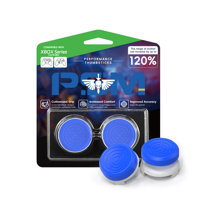 Capete de ridicare joystick PS4/PS5 – Silicona/ABS, Antiderapant, 15 mm și 10 mm, set de 2, 15 g