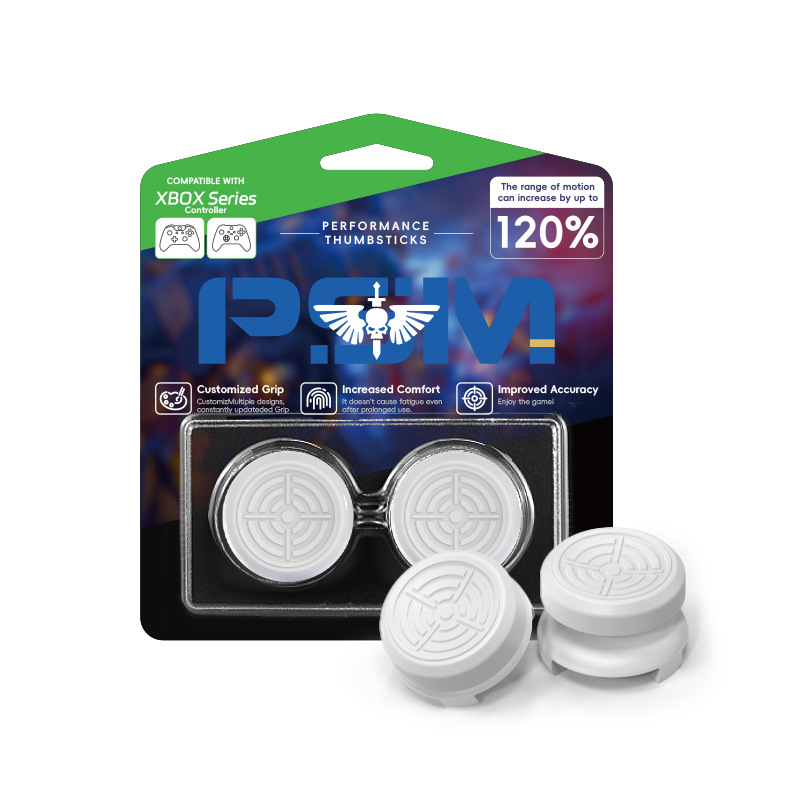 Capete de ridicare joystick PS4/PS5 – Silicona/ABS, Antiderapant, 15 mm și 10 mm, set de 2, 15 g