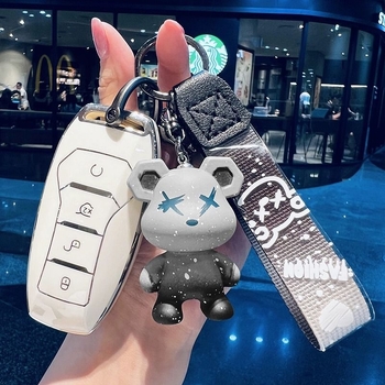 Kućište ključa BYD kompatibilno s Dolphin, Ocean, Leopard, Song Plus, Qin, DM-i, Han EV, Yuan Pro; Materijal TPU; Stil Trend; Personalizacija dostupna