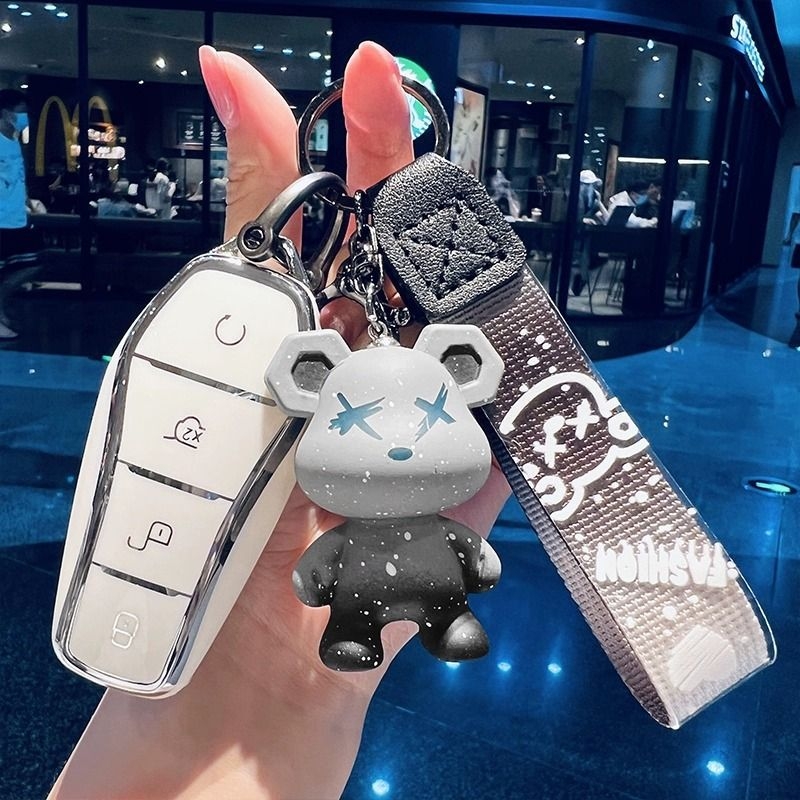 Kućište ključa BYD kompatibilno s Dolphin, Ocean, Leopard, Song Plus, Qin, DM-i, Han EV, Yuan Pro; Materijal TPU; Stil Trend; Personalizacija dostupna