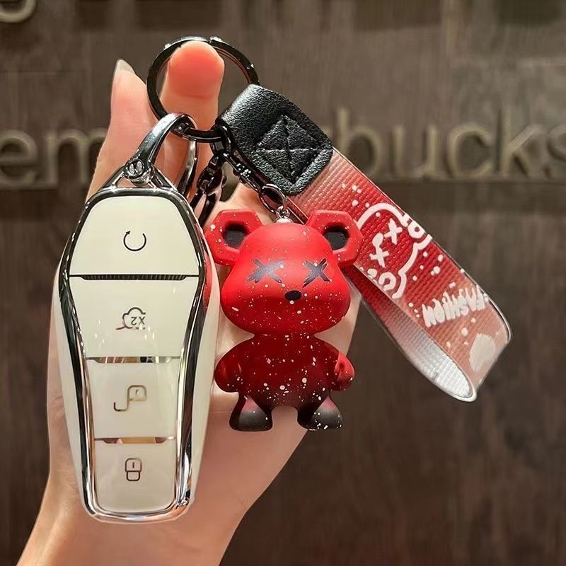Kućište ključa BYD kompatibilno s Dolphin, Ocean, Leopard, Song Plus, Qin, DM-i, Han EV, Yuan Pro; Materijal TPU; Stil Trend; Personalizacija dostupna