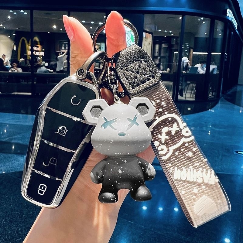 Kućište ključa BYD kompatibilno s Dolphin, Ocean, Leopard, Song Plus, Qin, DM-i, Han EV, Yuan Pro; Materijal TPU; Stil Trend; Personalizacija dostupna