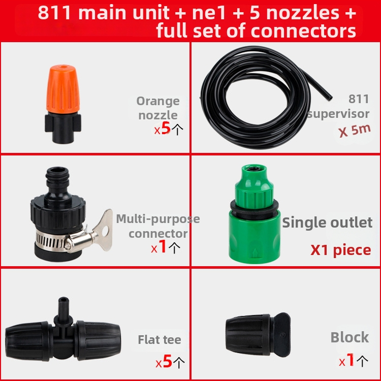 Duza atomizată, seria microaspersor pentru irigarea grădinii și a serelor, din plastic