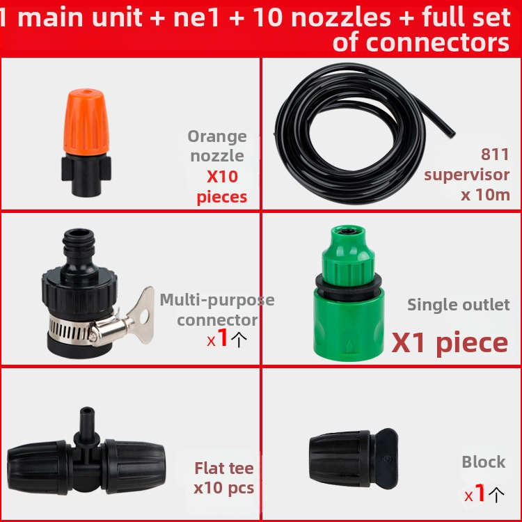 Duza atomizată, seria microaspersor pentru irigarea grădinii și a serelor, din plastic