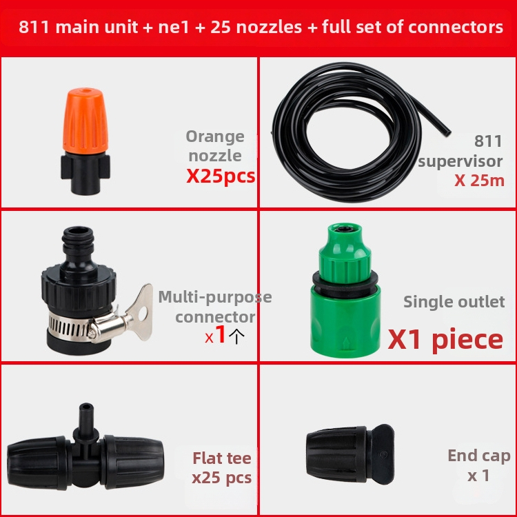 Duza atomizată, seria microaspersor pentru irigarea grădinii și a serelor, din plastic