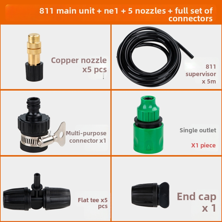 Duza atomizată, seria microaspersor pentru irigarea grădinii și a serelor, din plastic