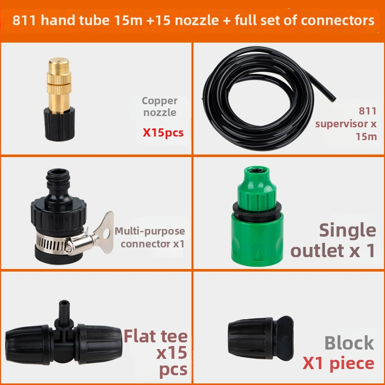 Duza atomizată, seria microaspersor pentru irigarea grădinii și a serelor, din plastic
