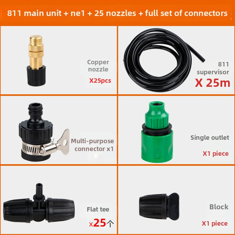 Duza atomizată, seria microaspersor pentru irigarea grădinii și a serelor, din plastic