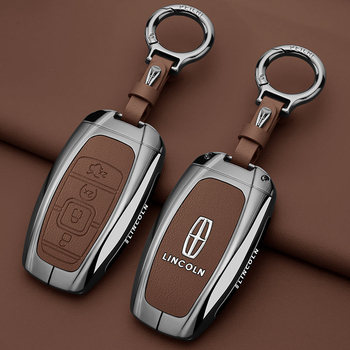 Lincoln Adventurer, Navigator és Aviator kulcstartó tok — cinkötvözet, retro stílus, kompatibilis a 24/25 modelllel
