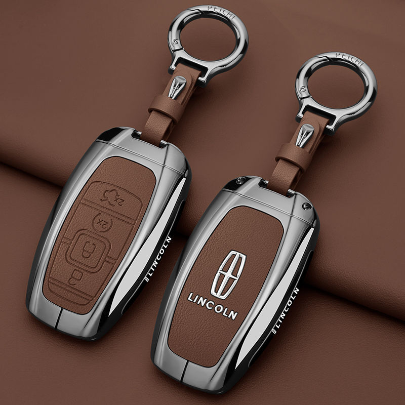Lincoln Adventurer, Navigator és Aviator kulcstartó tok — cinkötvözet, retro stílus, kompatibilis a 24/25 modelllel