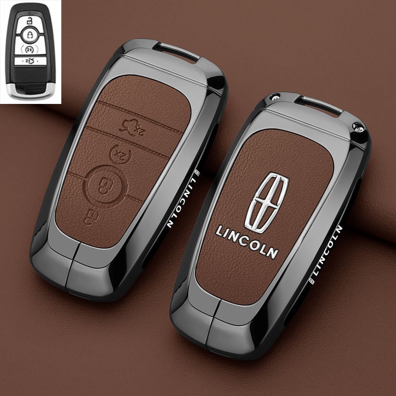 Lincoln Adventurer, Navigator és Aviator kulcstartó tok — cinkötvözet, retro stílus, kompatibilis a 24/25 modelllel