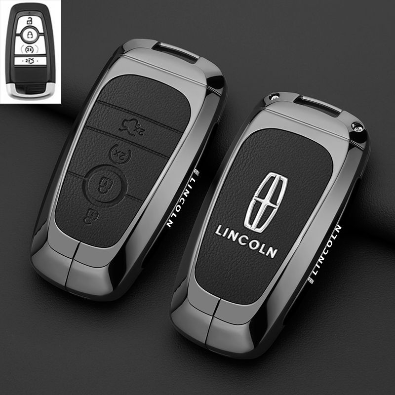 Lincoln Adventurer, Navigator és Aviator kulcstartó tok — cinkötvözet, retro stílus, kompatibilis a 24/25 modelllel