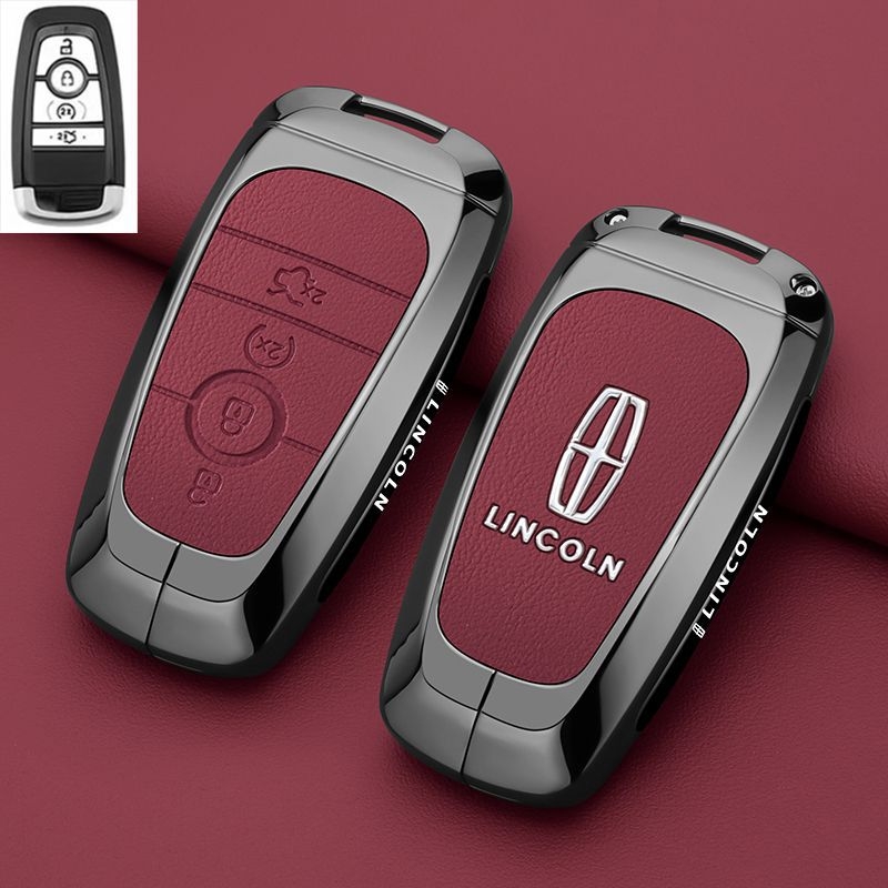 Lincoln Adventurer, Navigator és Aviator kulcstartó tok — cinkötvözet, retro stílus, kompatibilis a 24/25 modelllel