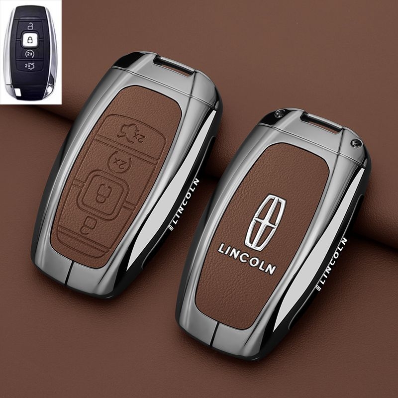 Lincoln Adventurer, Navigator és Aviator kulcstartó tok — cinkötvözet, retro stílus, kompatibilis a 24/25 modelllel