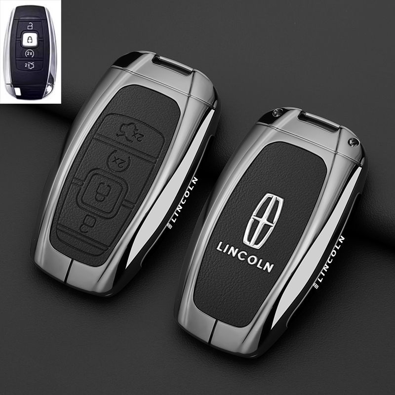 Lincoln Adventurer, Navigator és Aviator kulcstartó tok — cinkötvözet, retro stílus, kompatibilis a 24/25 modelllel