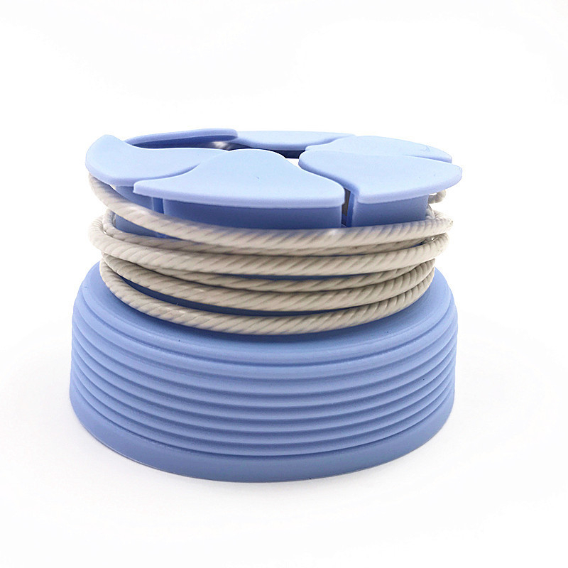 Силиконов сгъваем навивач за кабели – универсален, минималистичен дизайн, Hengxuhui03