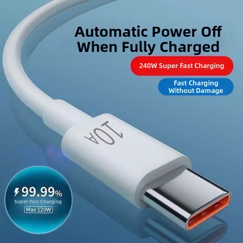 Καλώδιο USB-C γρήγορης φόρτισης — συνδετήρας Type-C, μέγιστο 10A, υλικό TPE, πιστοποίηση 3C 2025260907000056