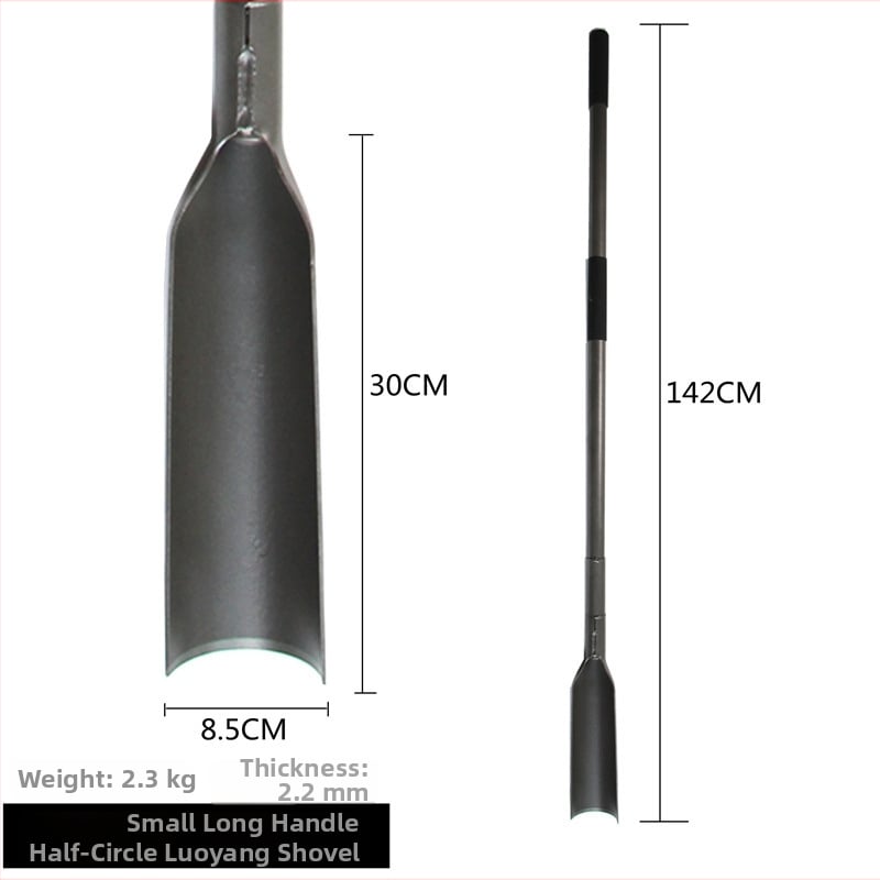 Luoyango kastuvė sode – įrankis lauko duobių kasimui, žemės kasybai ir sodinukų paruošimui