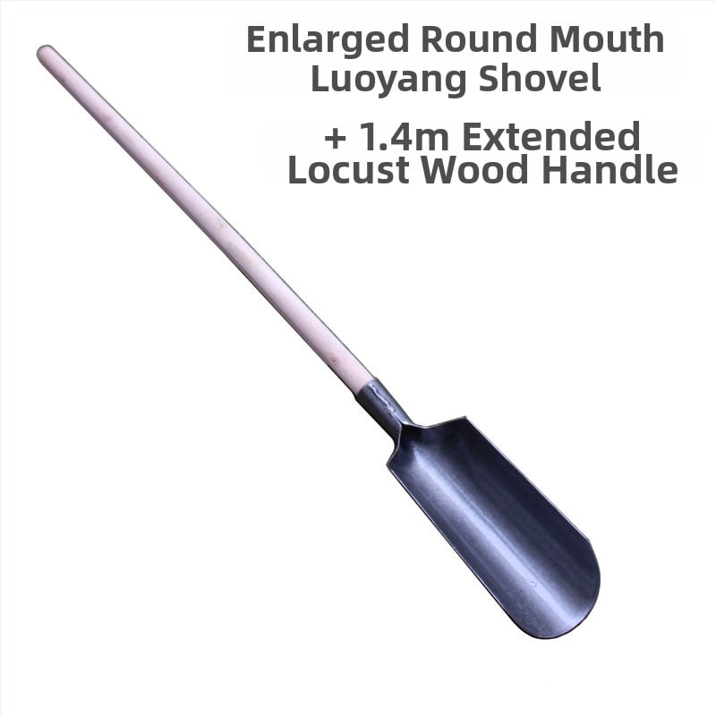 Luoyango kastuvė sode – įrankis lauko duobių kasimui, žemės kasybai ir sodinukų paruošimui