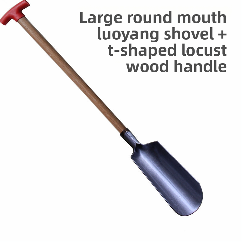 Luoyango kastuvė sode – įrankis lauko duobių kasimui, žemės kasybai ir sodinukų paruošimui