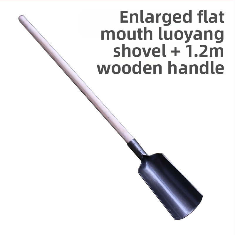 Luoyango kastuvė sode – įrankis lauko duobių kasimui, žemės kasybai ir sodinukų paruošimui