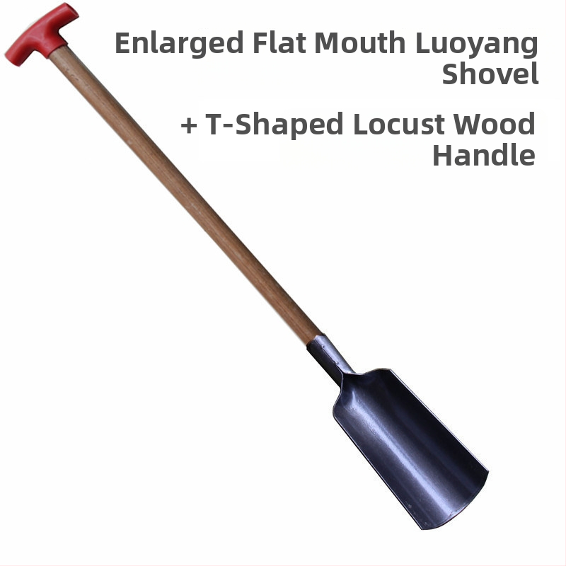 Luoyango kastuvė sode – įrankis lauko duobių kasimui, žemės kasybai ir sodinukų paruošimui