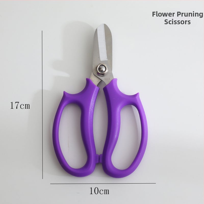 Gėlių žirklės – daugiafunkcinės žirklės gėlių įvyniojimui ir juostelių kirpimui; Prekės ženklas Tarn; Medžiaga: Kita; Nukrypimas: 1–2; Peržiūrėkite SKU