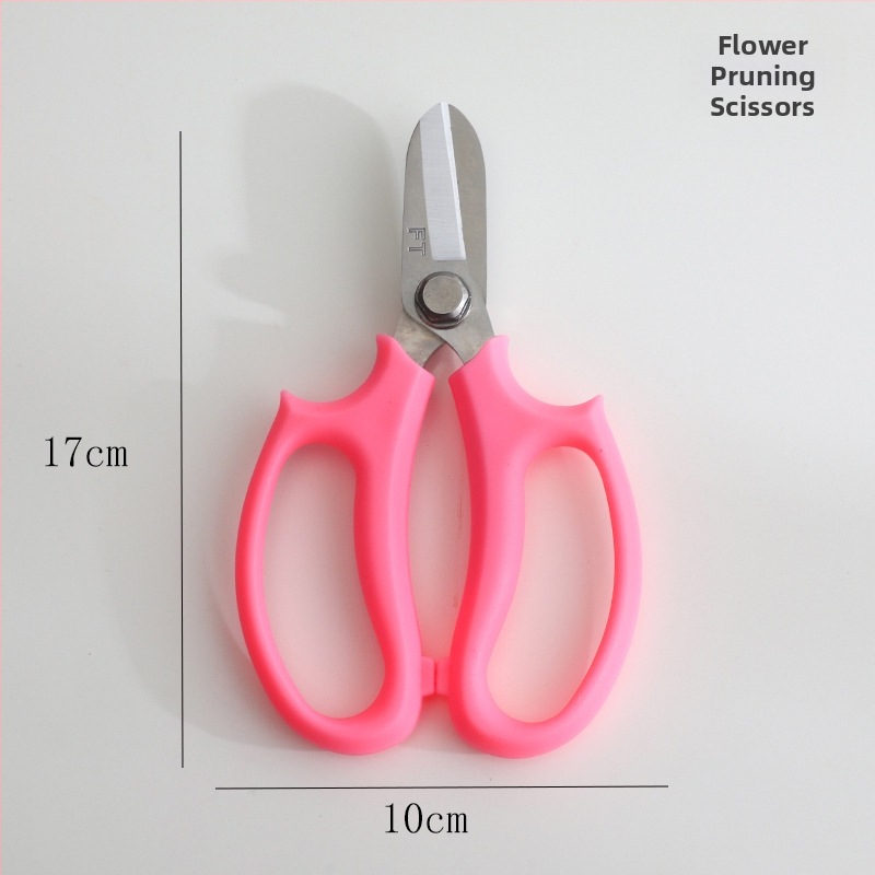 Gėlių žirklės – daugiafunkcinės žirklės gėlių įvyniojimui ir juostelių kirpimui; Prekės ženklas Tarn; Medžiaga: Kita; Nukrypimas: 1–2; Peržiūrėkite SKU