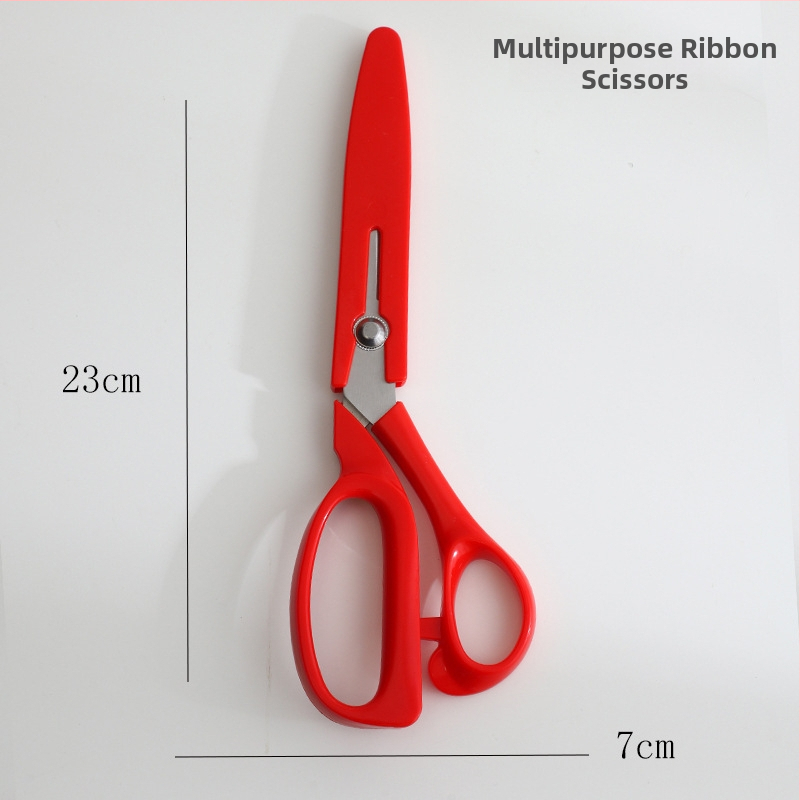 Gėlių žirklės – daugiafunkcinės žirklės gėlių įvyniojimui ir juostelių kirpimui; Prekės ženklas Tarn; Medžiaga: Kita; Nukrypimas: 1–2; Peržiūrėkite SKU