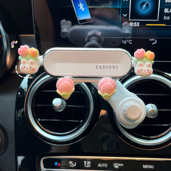 Držač za telefon u otvoru za ventilaciju automobila – za žene, Snap-On montaža, nosač navigacije, kompatibilan s otvorom za ventilaciju