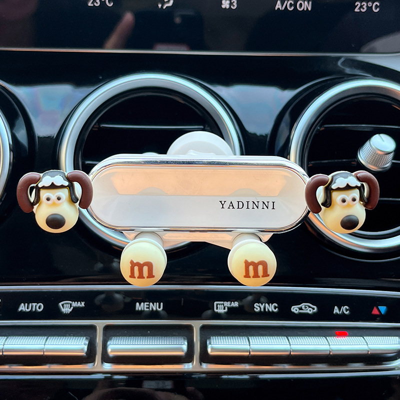 Držač za telefon u otvoru za ventilaciju automobila – za žene, Snap-On montaža, nosač navigacije, kompatibilan s otvorom za ventilaciju