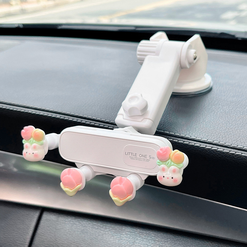 Držač za telefon u otvoru za ventilaciju automobila – za žene, Snap-On montaža, nosač navigacije, kompatibilan s otvorom za ventilaciju