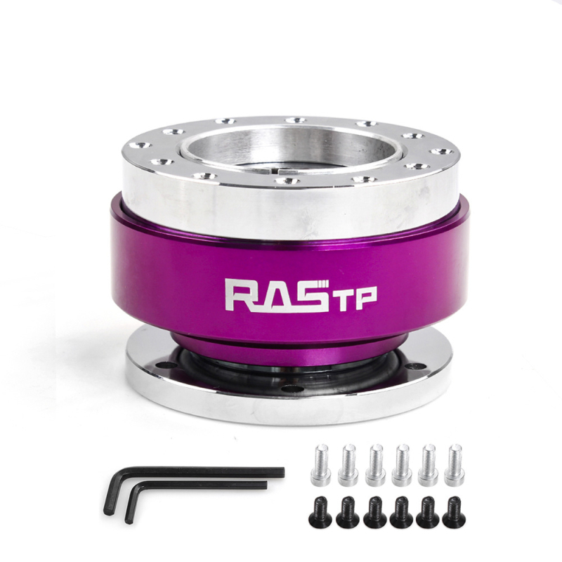 RASTP QR030 alumīnija sakausējuma sacīkšu stūre ar ātro atbrīvošanu, vispārējai lietošanai