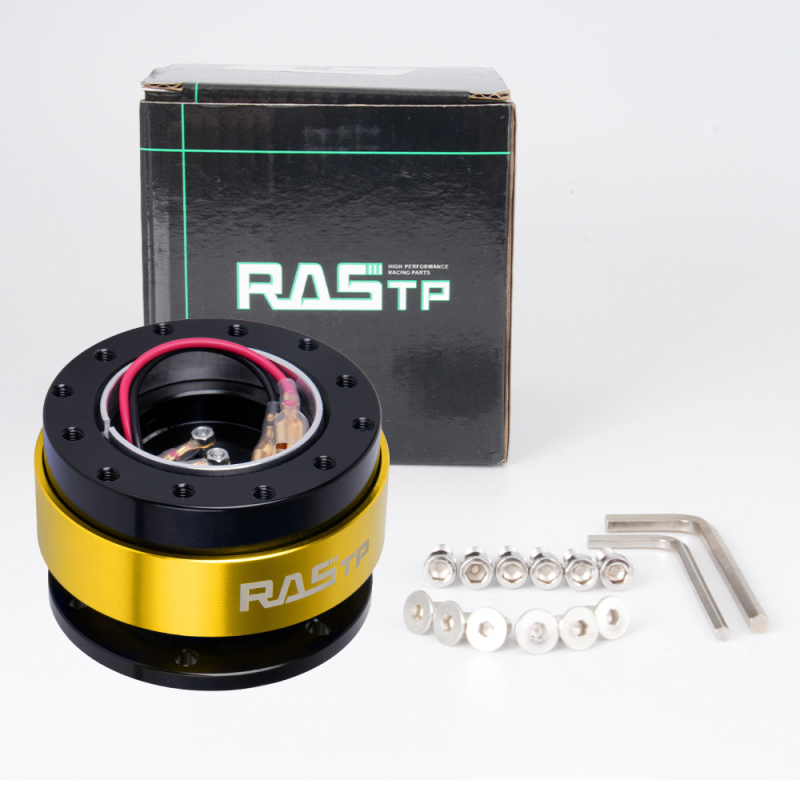 RASTP QR030 alumīnija sakausējuma sacīkšu stūre ar ātro atbrīvošanu, vispārējai lietošanai