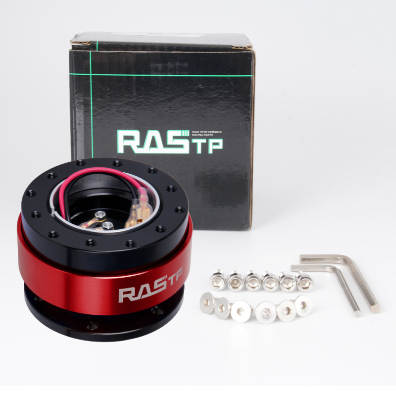 RASTP QR030 alumīnija sakausējuma sacīkšu stūre ar ātro atbrīvošanu, vispārējai lietošanai