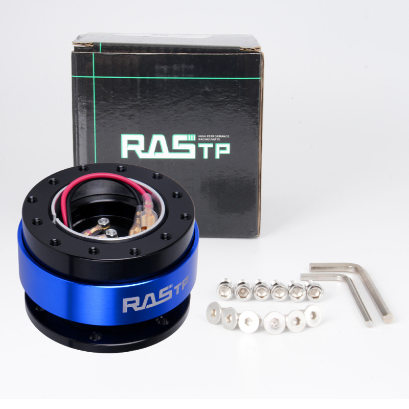 RASTP QR030 alumīnija sakausējuma sacīkšu stūre ar ātro atbrīvošanu, vispārējai lietošanai