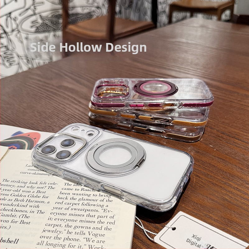 IPhone lieta ar stiprinājumu un statīvu, bracket stilā reljēta apdare, aizsardzība pret krišanu, saderīga ar Apple iPhone modeļiem