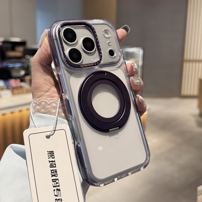 IPhone lieta ar stiprinājumu un statīvu, bracket stilā reljēta apdare, aizsardzība pret krišanu, saderīga ar Apple iPhone modeļiem