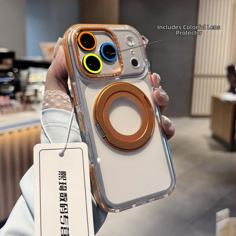 IPhone lieta ar stiprinājumu un statīvu, bracket stilā reljēta apdare, aizsardzība pret krišanu, saderīga ar Apple iPhone modeļiem