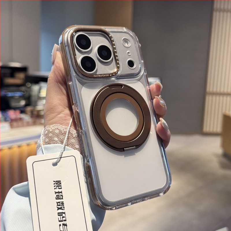 IPhone lieta ar stiprinājumu un statīvu, bracket stilā reljēta apdare, aizsardzība pret krišanu, saderīga ar Apple iPhone modeļiem