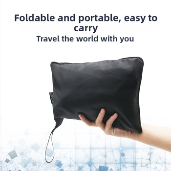 Miaosite MT501-3 pūšamais kāju spilventiālis ceļojumiem ārā, flokēta virsma, videi draudzīgs PVC, svars 0.67 kg