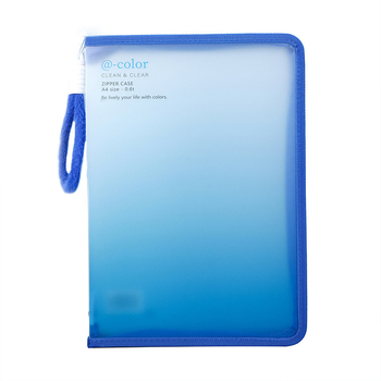 Прозрачна документна чанта с цип – портативна, PP материал, марка Uyi, стил ZIP